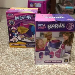 Home made ice cream and slushy machines